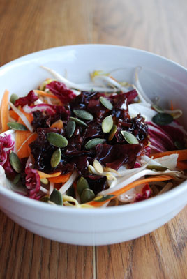 Ricetta per insalata pressata con Wakame