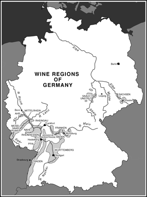 Vini e regioni vinicole della Germania
