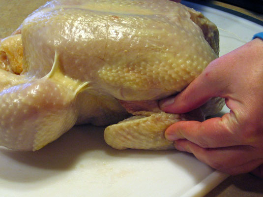 Legare un pollo