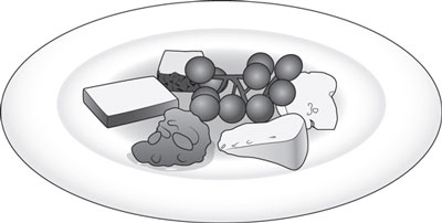 Una raccolta di immagini dalla creazione del piatto di formaggio perfetto in un giorno per aFamilyToday