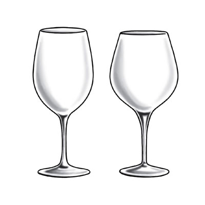 Una raccolta di immagini dall'acquisto e dal servizio di vino in un giorno per aFamilyToday