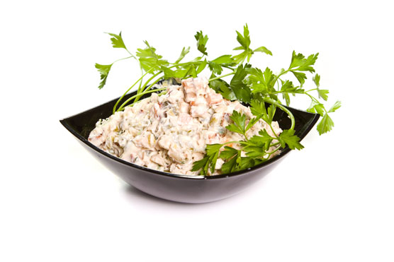Insalata di pollo al limone a basso indice glicemico