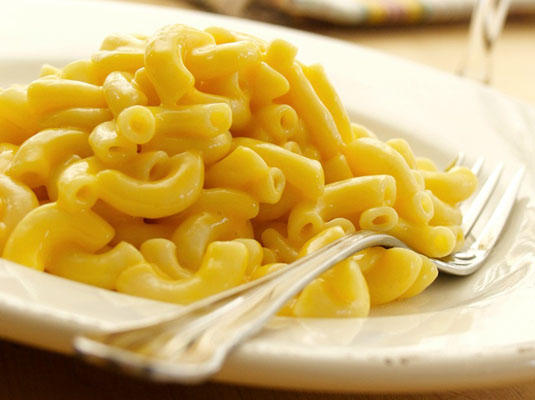 Maccheroni americani e formaggio