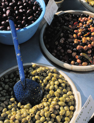 I diversi tipi di olive