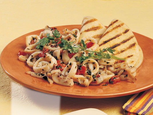 Sauté di calamari all'aglio