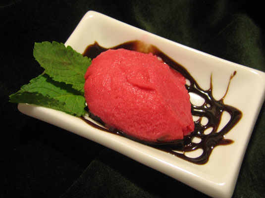 Sorbetto al lampone