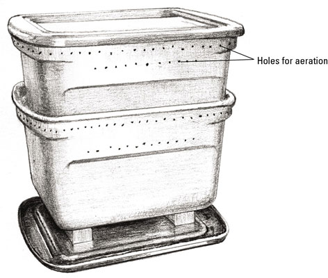 Come costruire il tuo compost di vermi?
