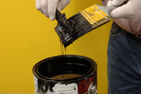 Come pulire la pittura ad olio dai pennelli