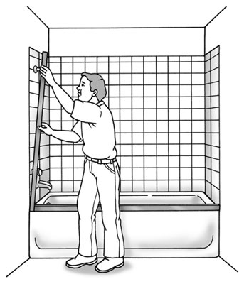 Come installare una porta della doccia (o della vasca)