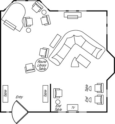 Principi di interior design: approcci ai layout del soggiorno