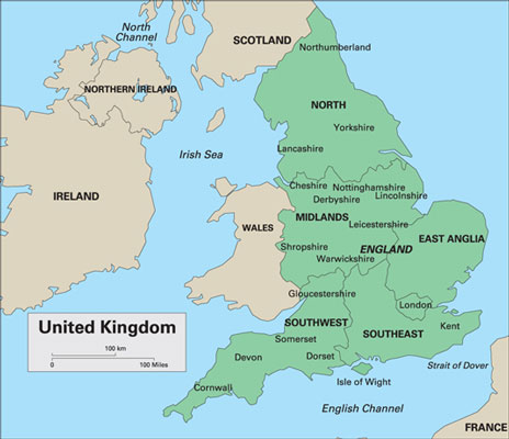 Tre formaggi delle isole britanniche