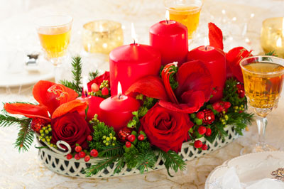 Decorare le feste con i paesaggi della tavola