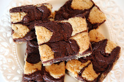 Brownies al burro di arachidi senza glutine