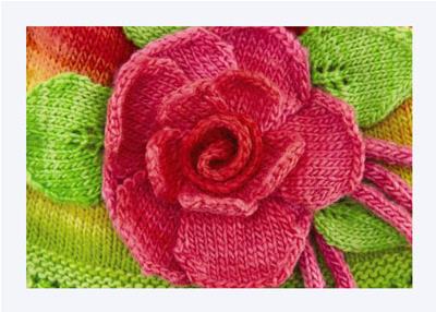 Come lavorare a maglia una cloche da giardino di rose