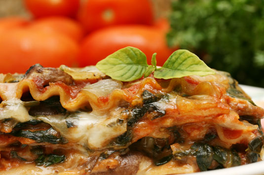 Ricetta Dieta Mediterranea: Lasagne Vegetariane