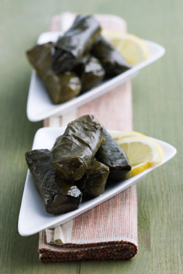 Ricetta Dieta Mediterranea: Foglie di Vite Ripiene (Dolmas)