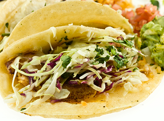 Tacos di pesce a basso indice glicemico