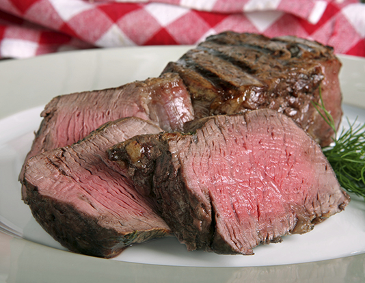 Filetto di manzo alla griglia con aglio e lime a basso indice glicemico