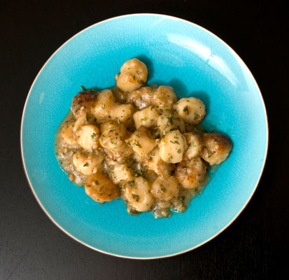 Casseruola di capesante (Coquilles St. Jacques)