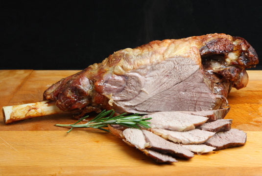 Cosciotto di Agnello (Gigot Rôti à la Moutarde)