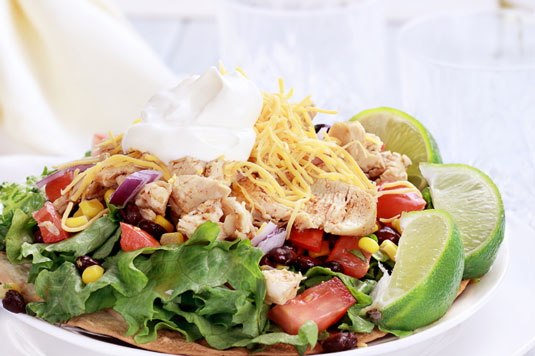 Ricetta per insalata di pollo tostada
