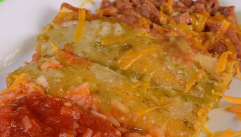 Ricetta per enchiladas verdi con maiale