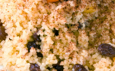 Ricetta del cous cous speziato con ribes