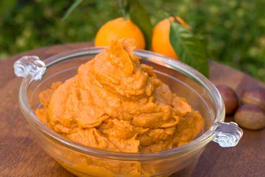 Ricetta per purè di patate dolci al profumo di vaniglia