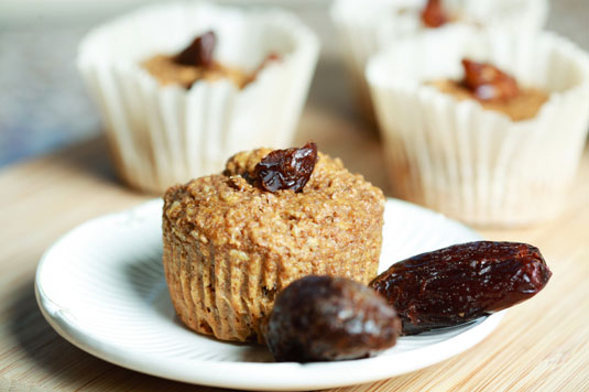Ricetta per muffin alla crusca di datteri