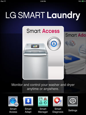 La lavanderia automatizzata di LG