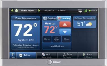 Termostato intelligente ComfortLink di Trane