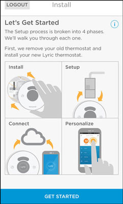 Termostato intelligente di Honeywell