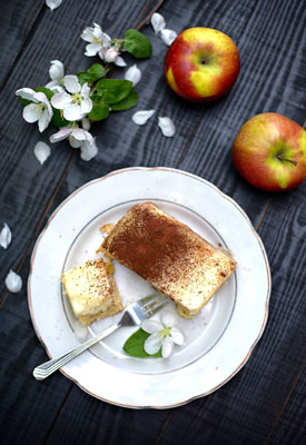 Torta Alla Crema Di Mele (Clafoutis aux Pommes)